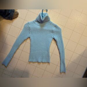 Light Blue Turtleneck Sweater size small new without tags